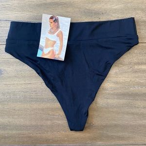 Naked Wardrobe Swim High Rise Bikini Bottom